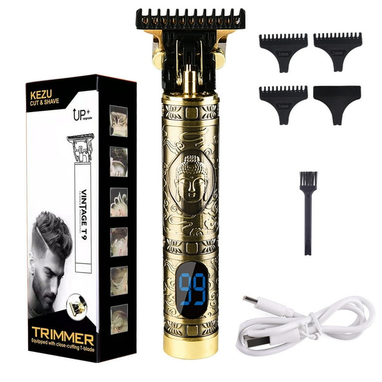 KEZU Professional Cut & SHAVE with Close Cutting T Blade (LED Display)