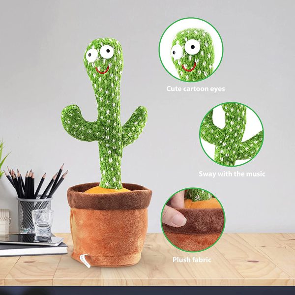 Dancing Cactus Talking Toy Tree