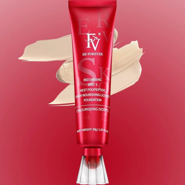 1+1 Fv Liquid Foundation Full Coverage Waterproof