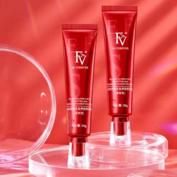 1+1 Fv Liquid Foundation Full Coverage Waterproof