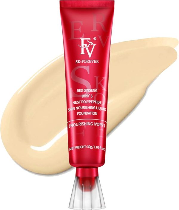 1+1 Fv Liquid Foundation Full Coverage Waterproof