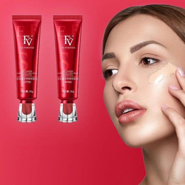 1+1 Fv Liquid Foundation Full Coverage Waterproof