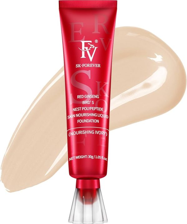 1+1 Fv Liquid Foundation Full Coverage Waterproof
