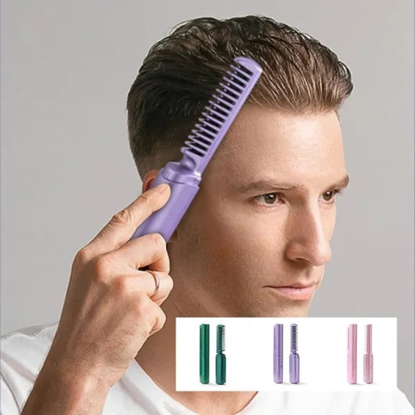 Travel Comb Hair Straightener, Cordless/wireless, Rechargeable Mobile Heat Comb