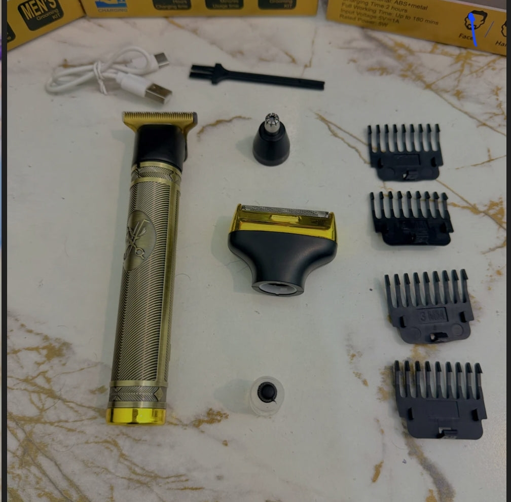 3 in 1 Grooming Kit Rechargeable shaver + Trimmer