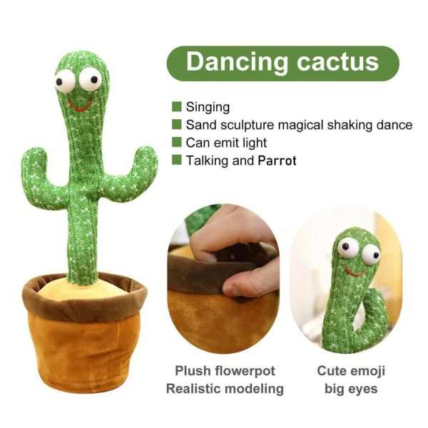 Dancing Cactus Talking Toy Tree
